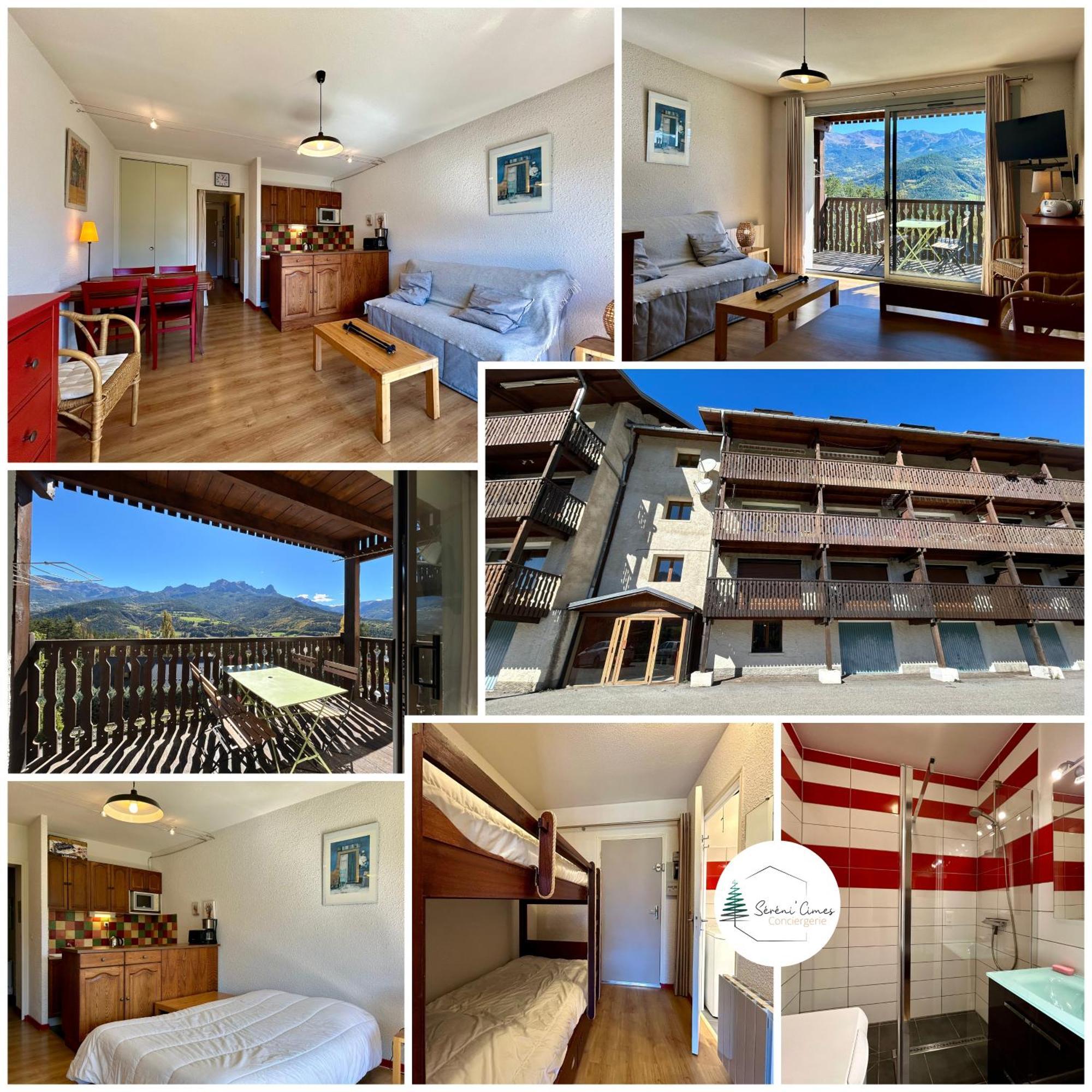 Escapade Perchee - Vue - Balcon - Parking Appartement Barcelonnette
