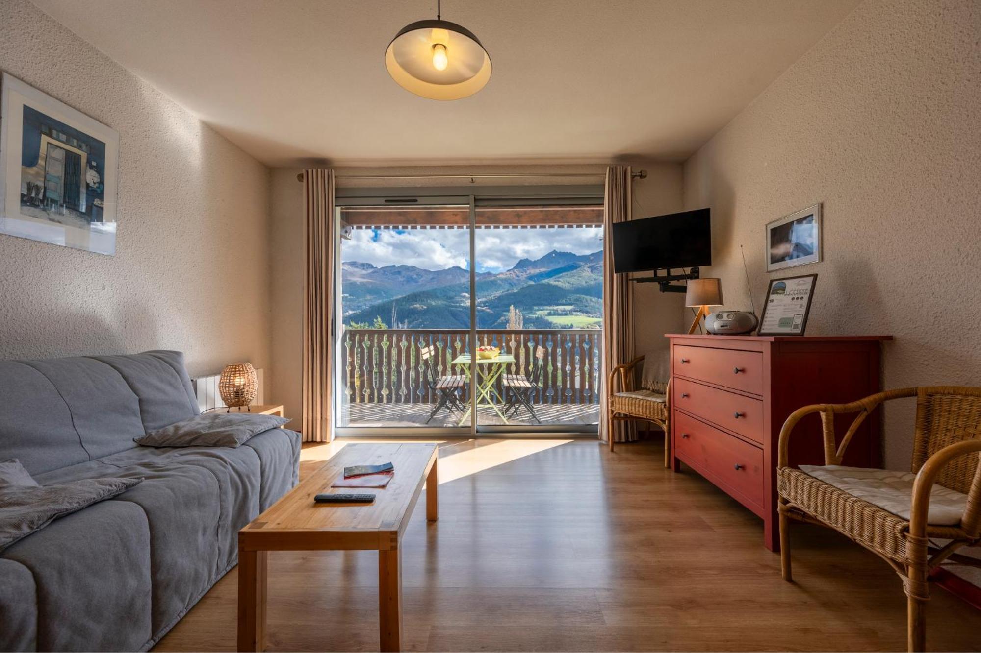Escapade Perchee - Vue - Balcon - Parking Apartamento Barcelonnette